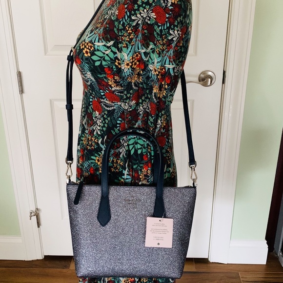 Kate spade small joeley satchel crossbody glitter - Picture 2 of 7